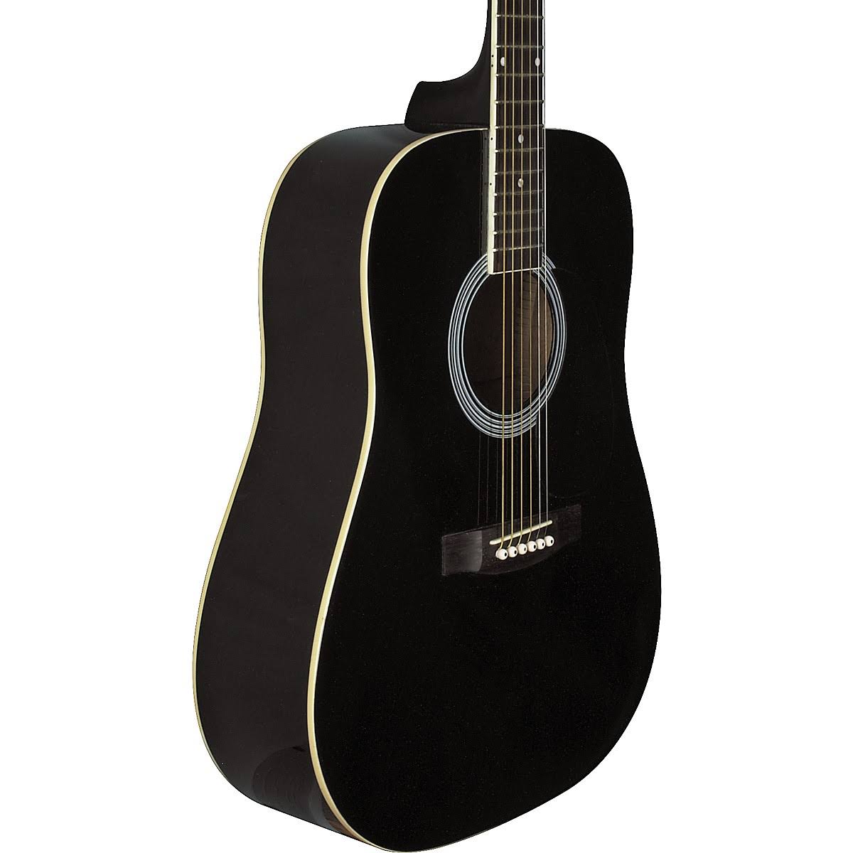 Rogue RA-100D Dreadnought Acoustic Guitar - Black