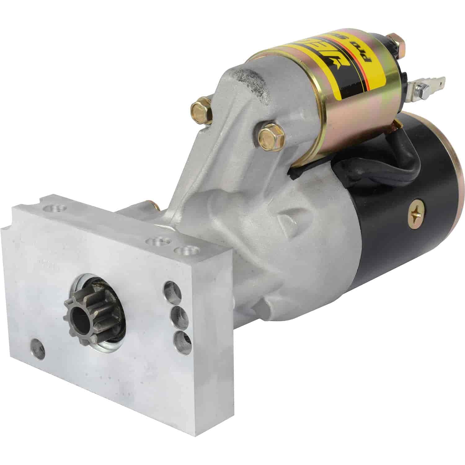 JEGS Heavy-Duty Mini Starter - Hitachi-Style - for Small Block and Big Block Chevy Engines - Made in USA