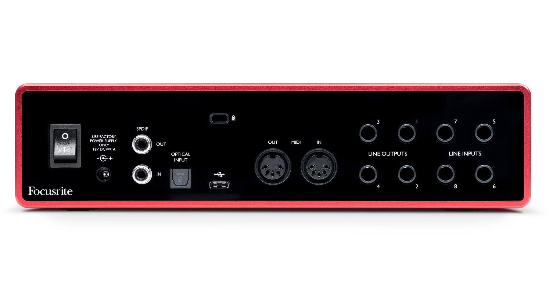 Focusrite Scarlett 18i8 (3rd Gen) USB Audio Interface
