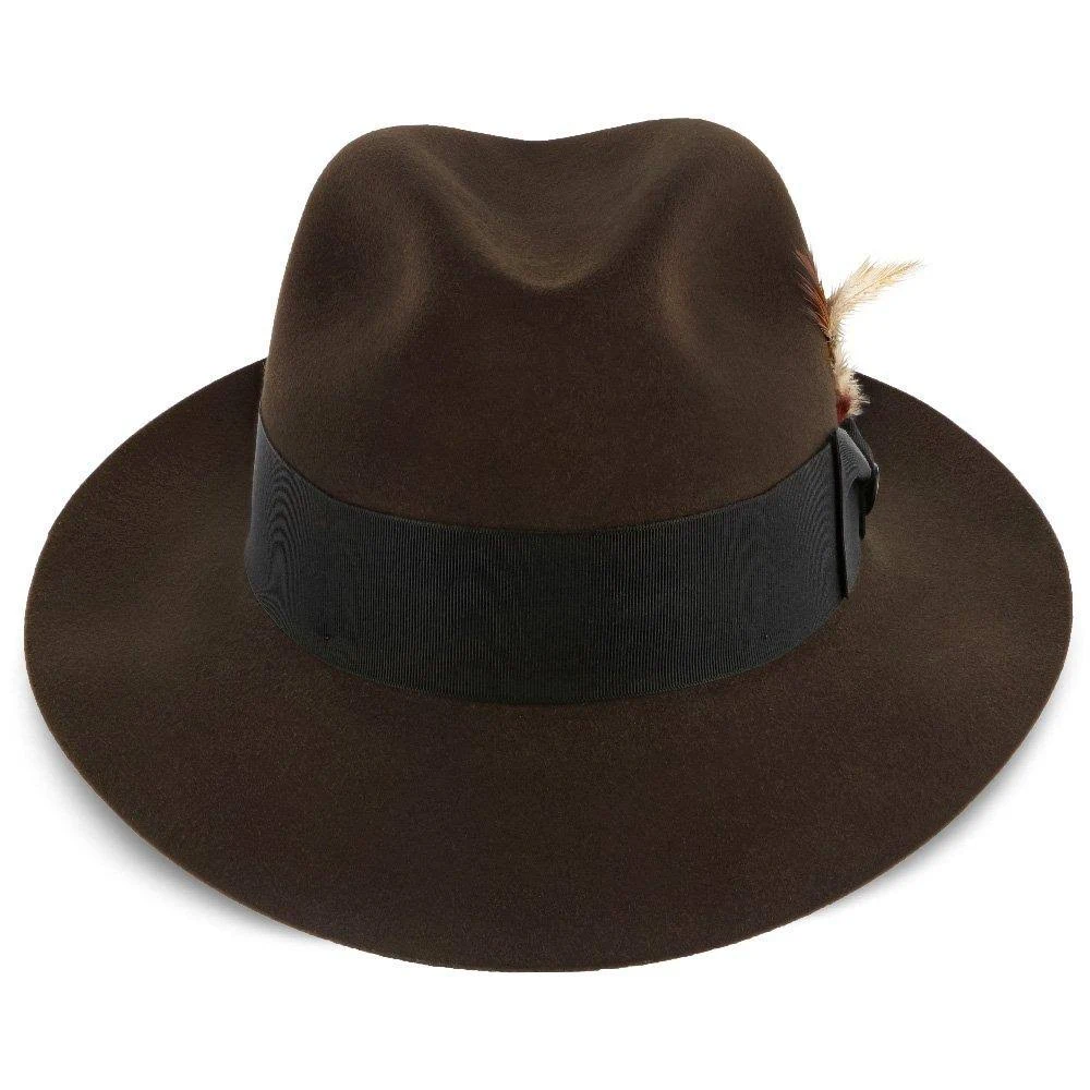Stetson Pinnacle Beaver Fur Felt Fedora Hat: Size: 7 1/4 Caribou