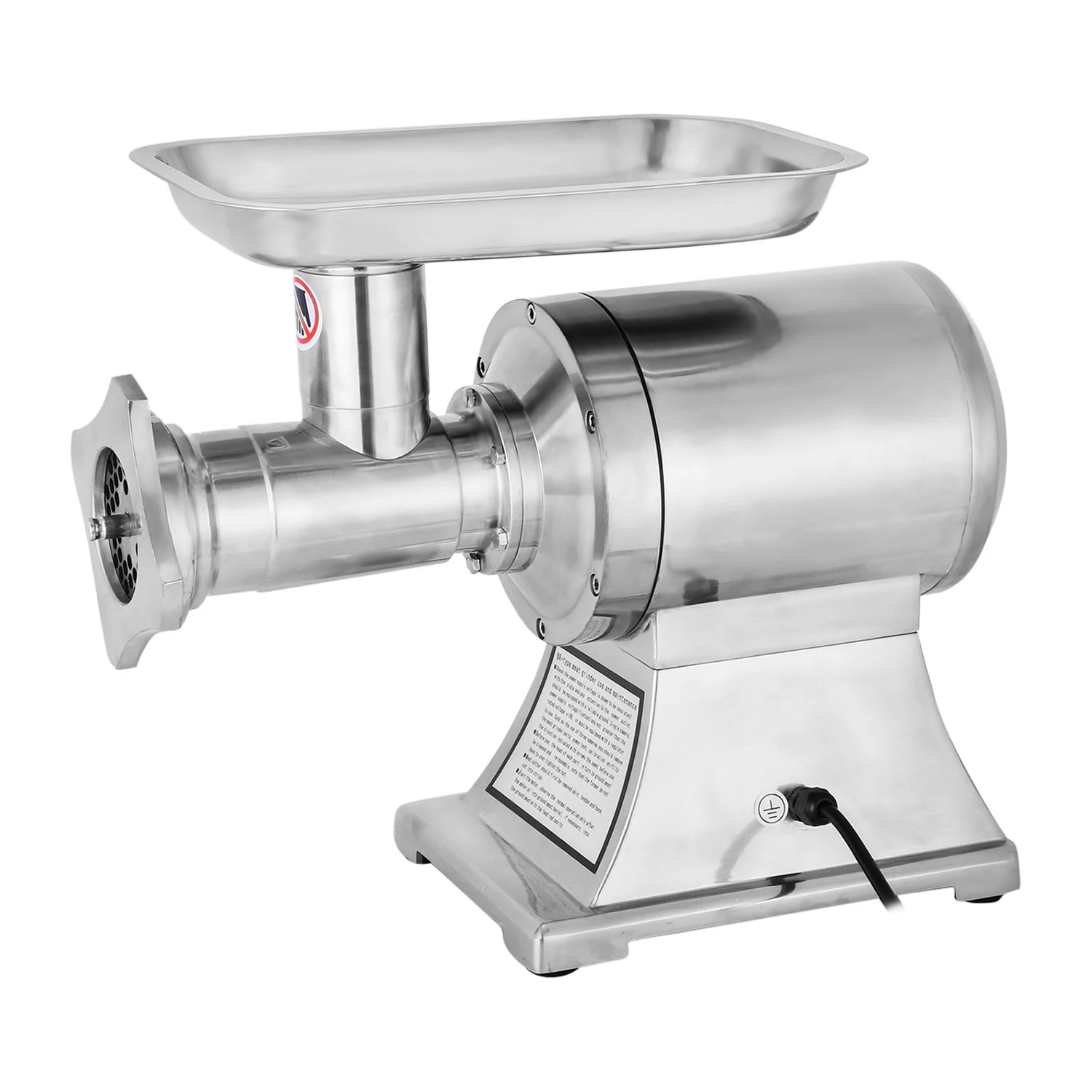 GorillaRock Meat Grinder Commercial | Electric Minced Meat Maker | Stainless Steel Meat Chopper | 250 kg (550 lbs) p/h | 110V