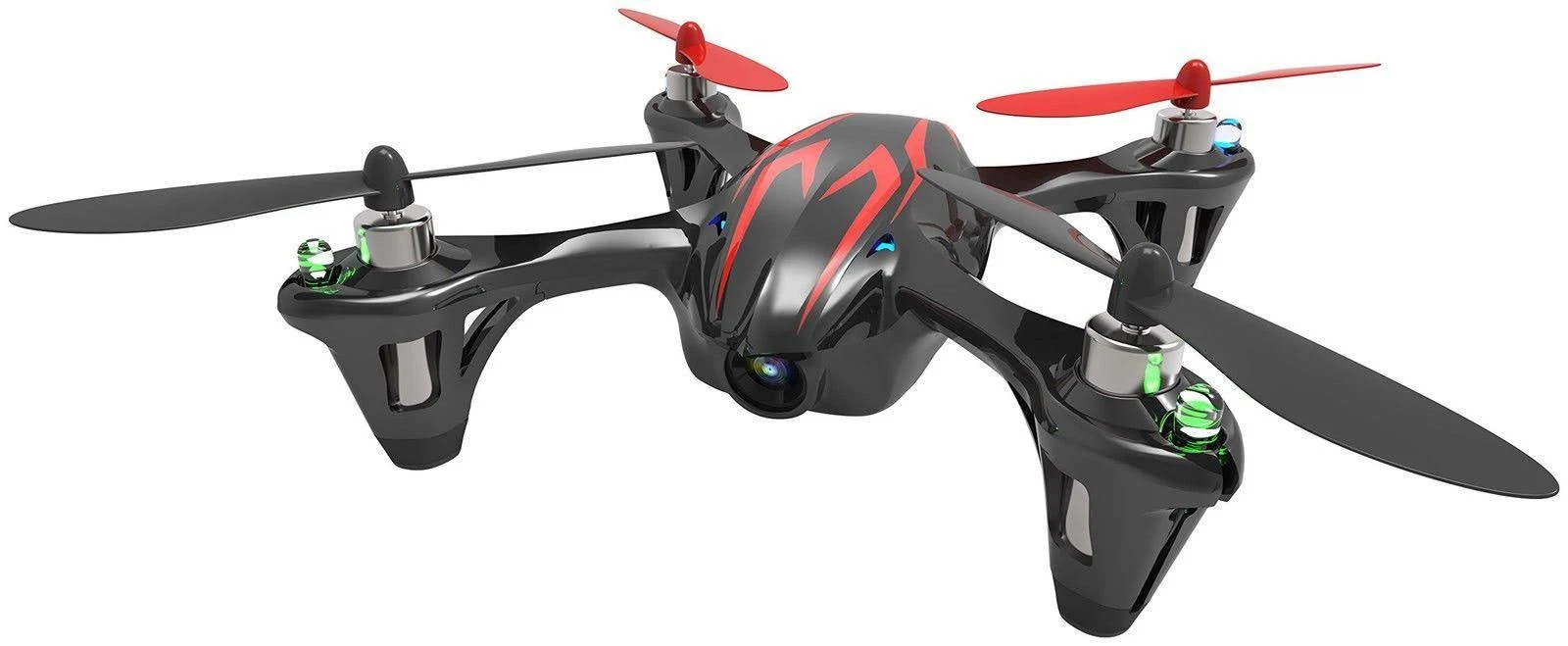 Hubsan X4 2.4 GHz 4-Channel RC Quad Copter with Camera - Black/Red