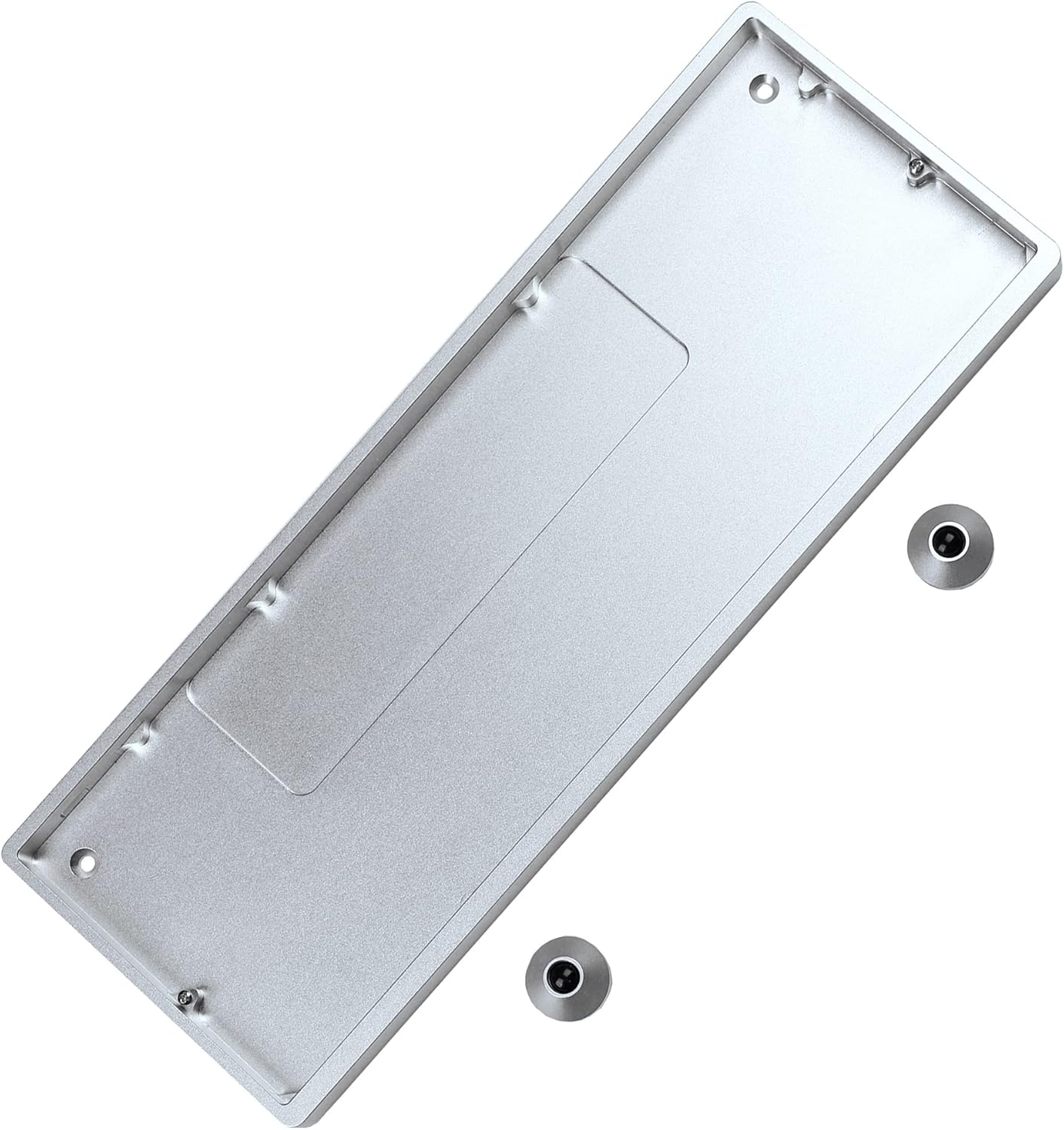 GH60 GK61 RGB Hot Swap Independent Driver Tyce-C ANSI Mechanical Keyboard DIY kit Plastic Case CNC Aluminum Case Plate PCB (Plastic White GK61X Wired)