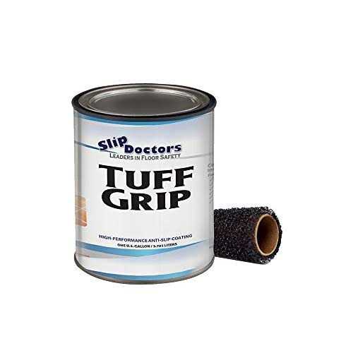 SlipDoctors Tuff Grip Extreme 1 Gallon Safety Yellow Aggressive Traction Non-Skid Floor Paint S-CT-TUFEXYEL1G