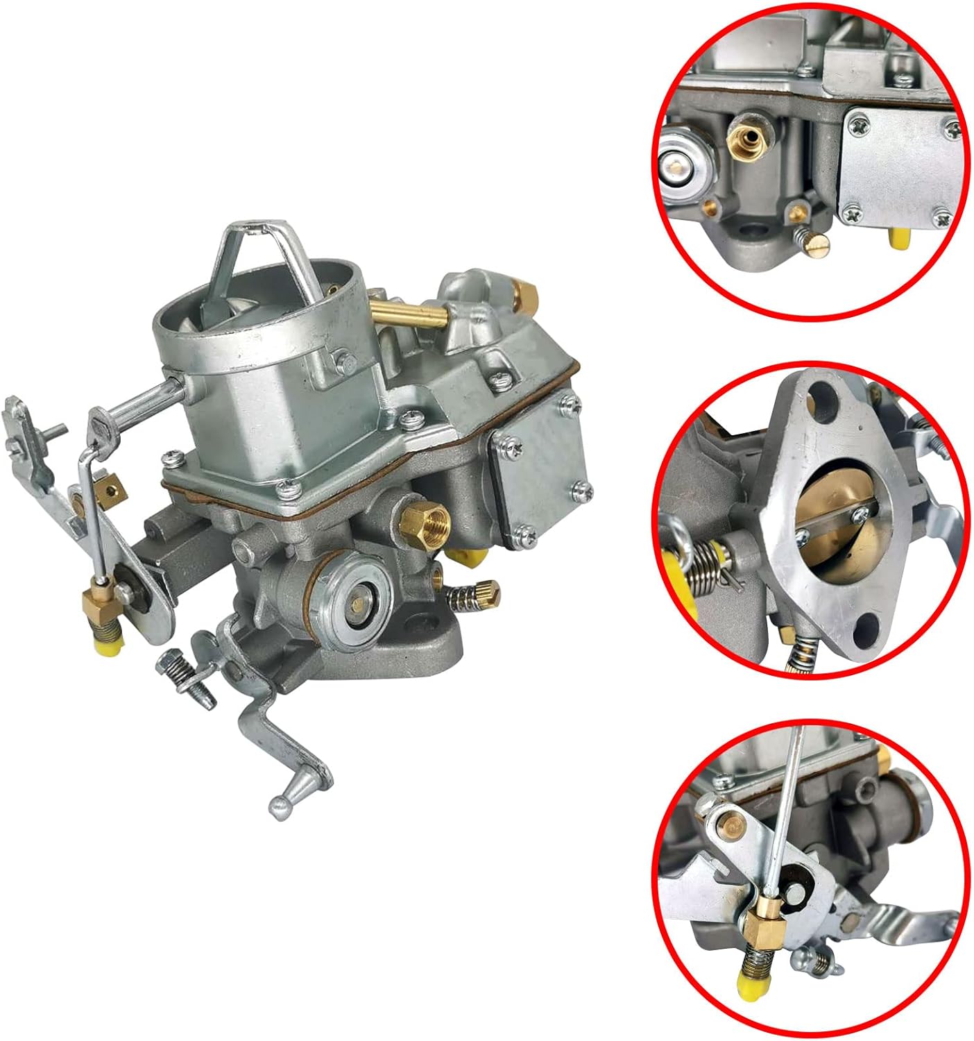Autolite 1100 1101 1 Barrel Carburetor Replacement for 200�� 3.3L 6 Cylinder Engine 1963-1967 Mustang Fairlane Falcon Mercury Van Truck
