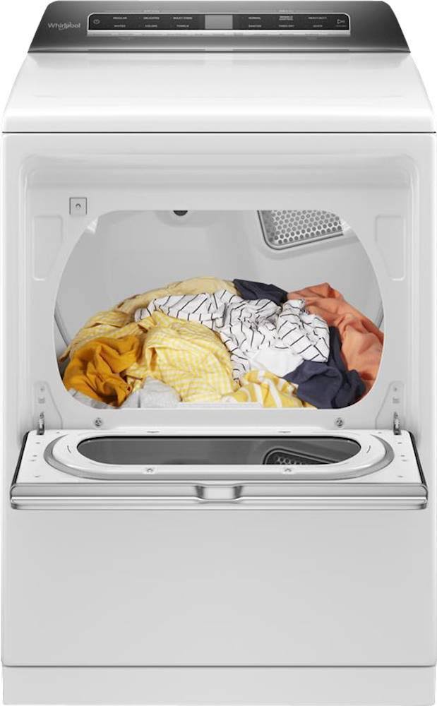 Whirlpool 7.4 Cu. ft. Smart Capable Top Load Electric Dryer - White