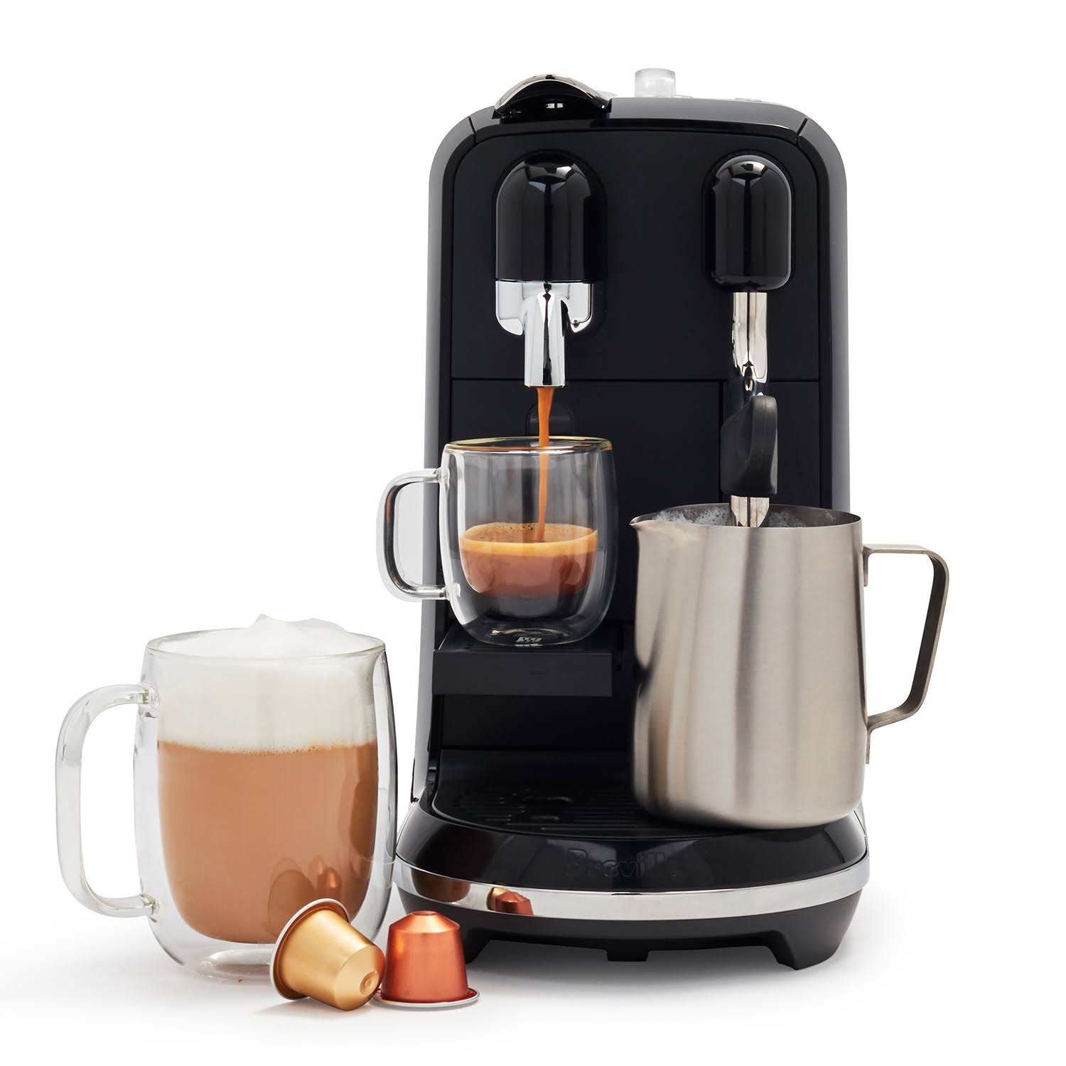 Nespresso Creatista Uno by Breville, Black Sesame