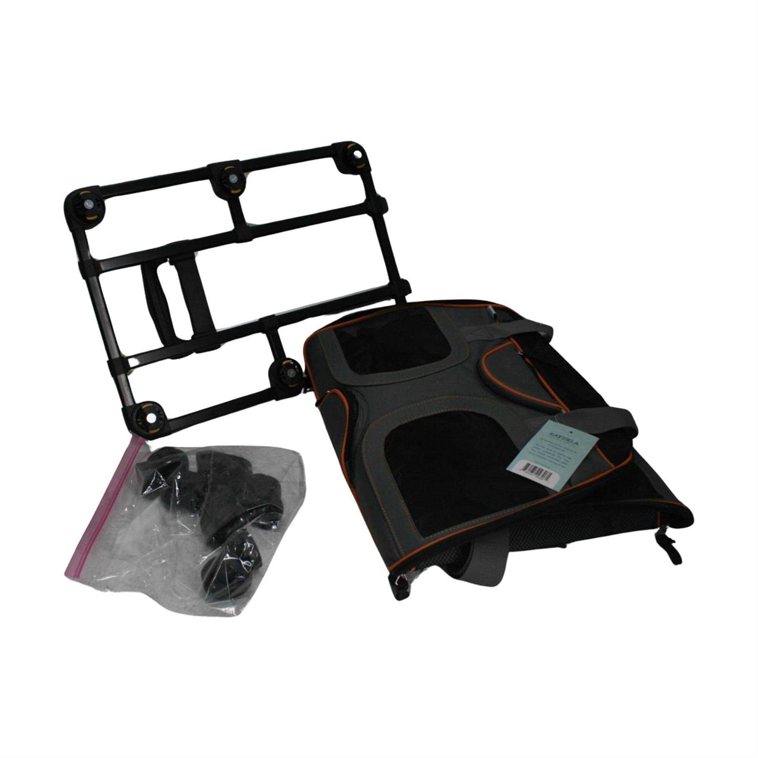 Katziela Luxury Rider Pro Pet Carrier with Removable Wheels and Double Telescopic Handle - Pet Supplies online store