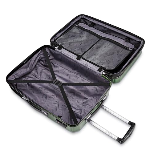 Samsonite Winfield 3 DLX Hardside Expandable Luggage with Spinners, Silver, Carry-On 20-Inch