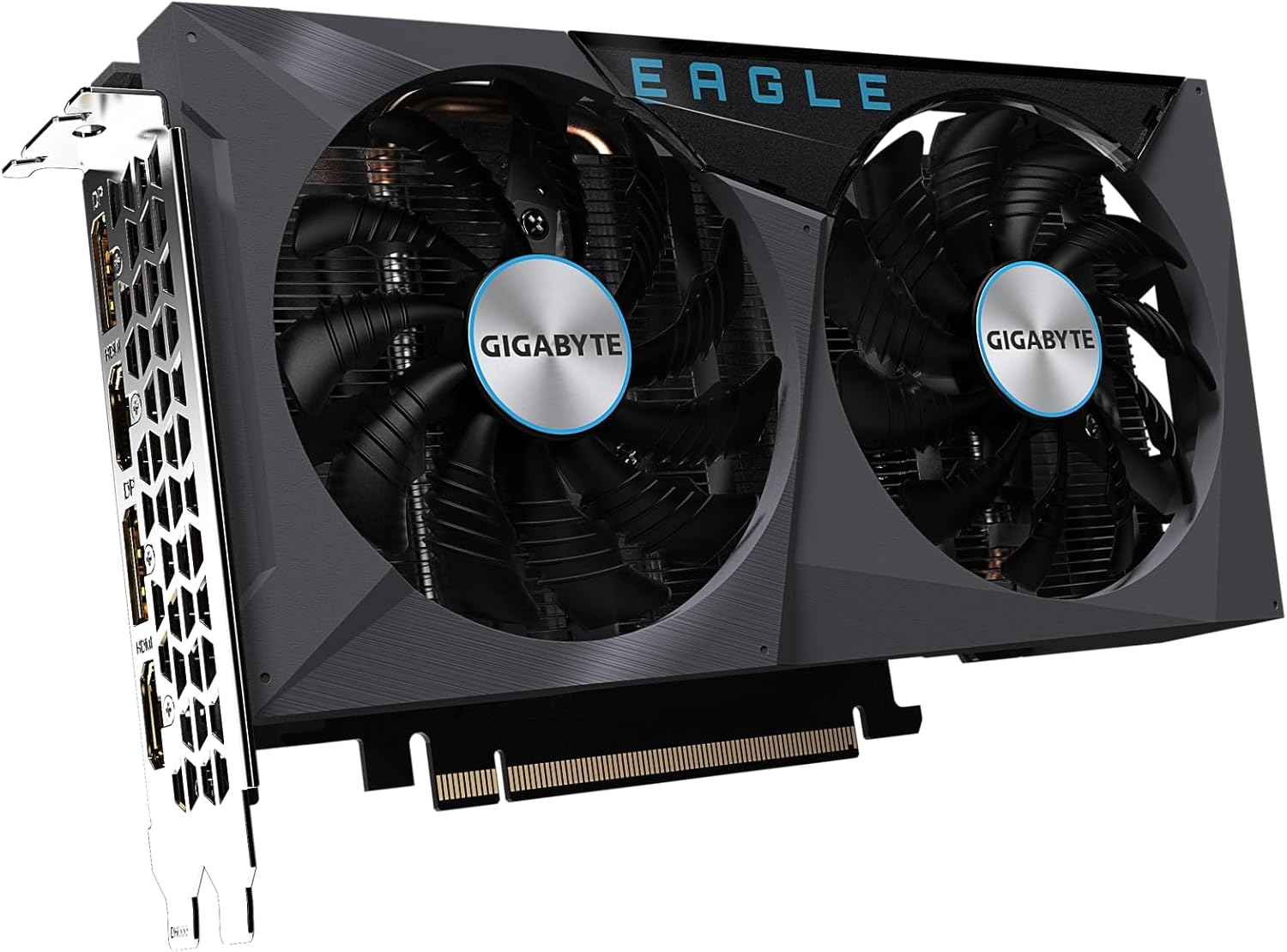Gigabyte NVIDIA GeForce RTX 3050 EAGLE Graphics Card - 8GB GDDR6, 128-bit, PCI-E 4.0, 1777MHz Core Clock, 1x DP 1.4, 1 x HDMI 2.1, NVIDIA Ampere - GV-N3050EAGLE-8GD