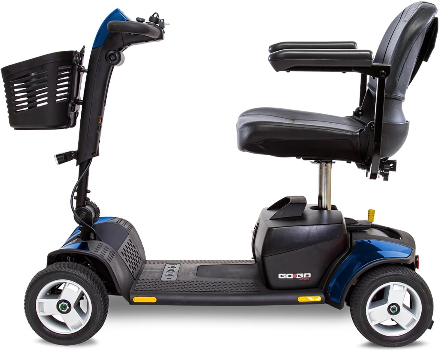 Pride GoGo Sport 4-Wheel Mobility Scooter, 325 lb. Weight Capacity, with 5-Year Extended Warr