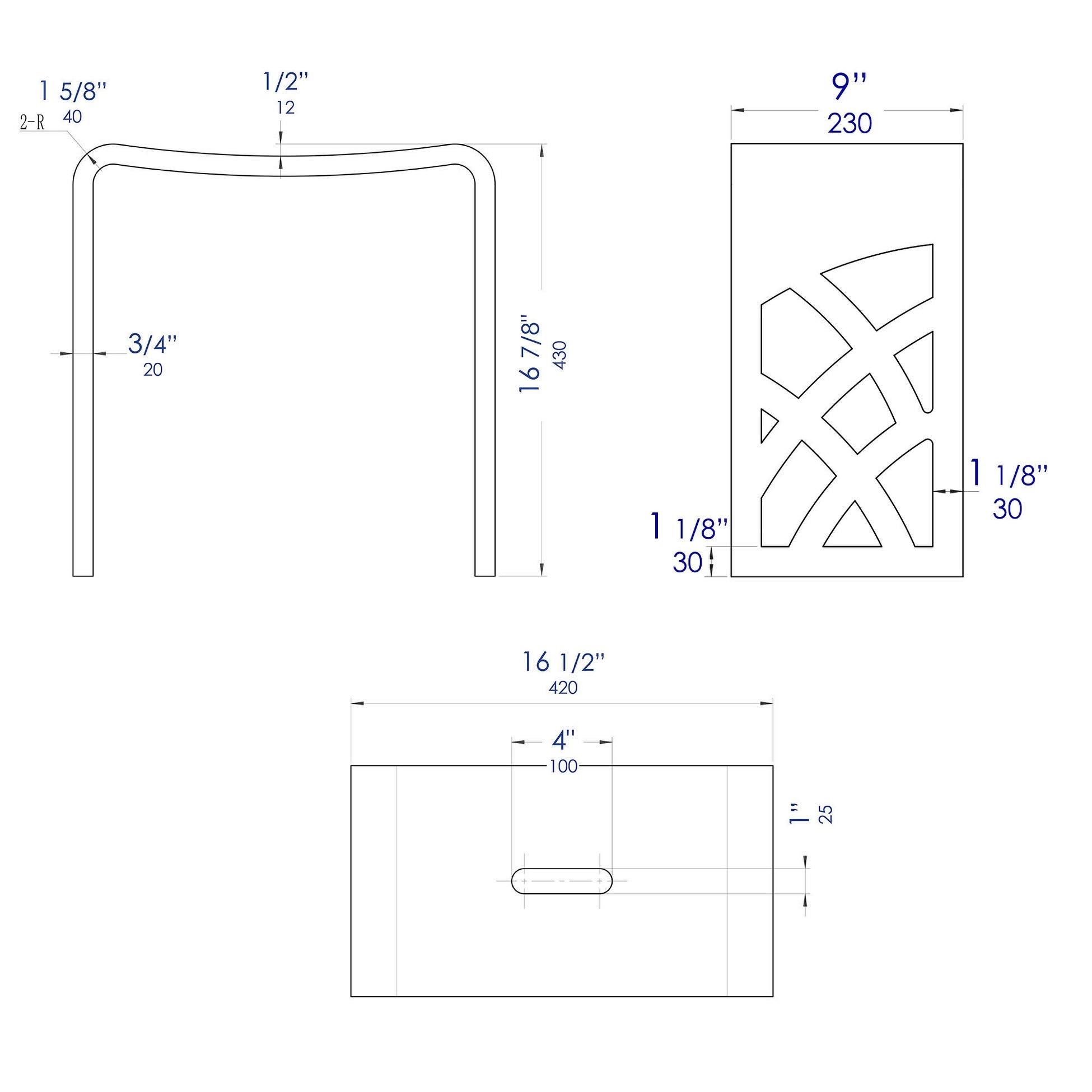 Alfi ABST88 Designer Solid Surface Resin Bathroom u0026 Shower Stool White Matte