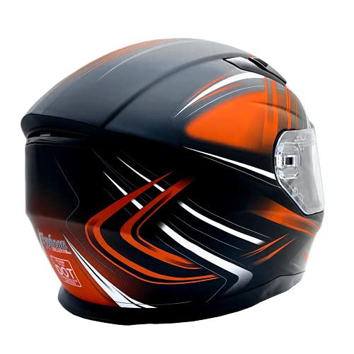 Typhoon Helmets Adult Full Face Heated Dual Lens Shield Snowmobile Helmet