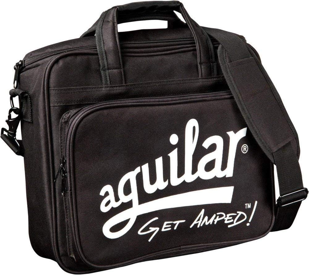 Aguilar Tone Hammer 500 Super Light 500 Watt Solid State Bass Amplifier Head with Drive Control, FX Loop and Balanced DI Output with Water Resistant Bag and Instrument Cable
