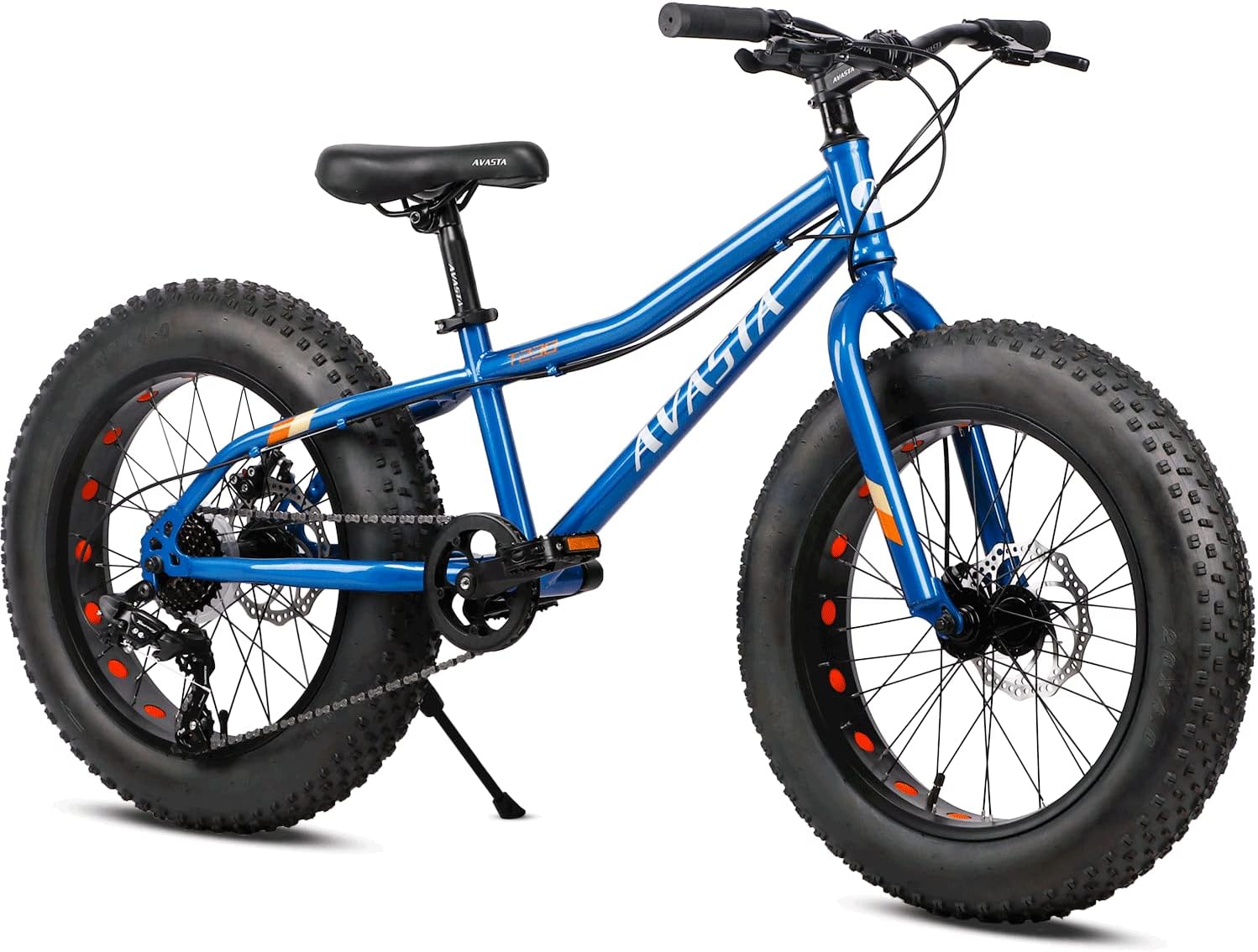 AVASTA 20 Inch Kids Fat Tire Bike, Shimano 7-Speed and Dual Disc Brake