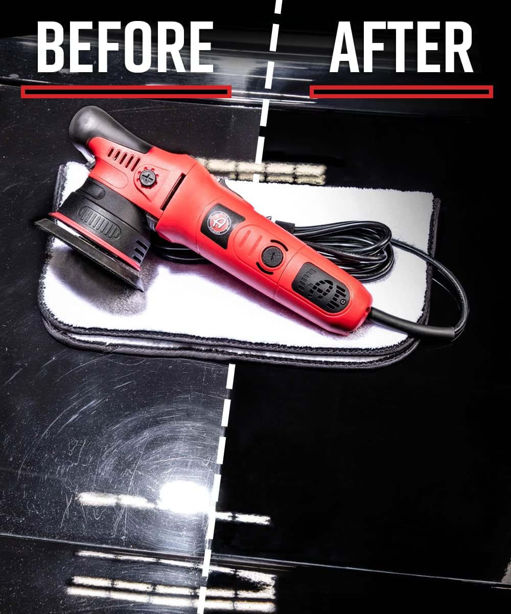Adam's 9mm Dual Action Car Polisher - Buffer Car Scratch Remover for Car Detailing