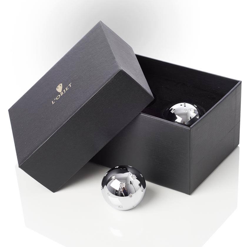L&Objet Stars Spice Jewels Salt u0026 Pepper Shakers - Platinum