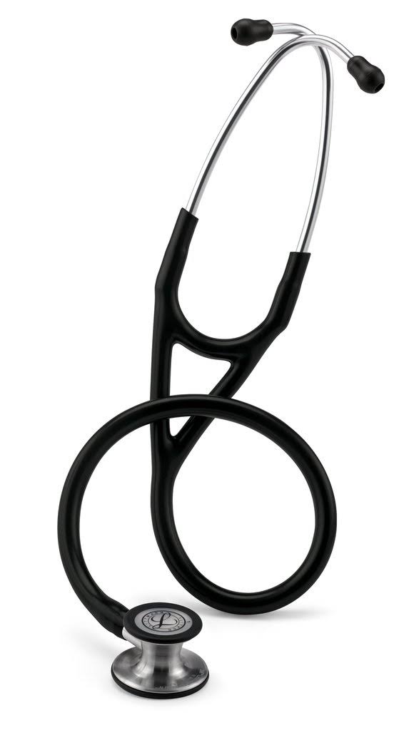 3M Littmann Cardiology IV Stethoscope - Black / Black / Red