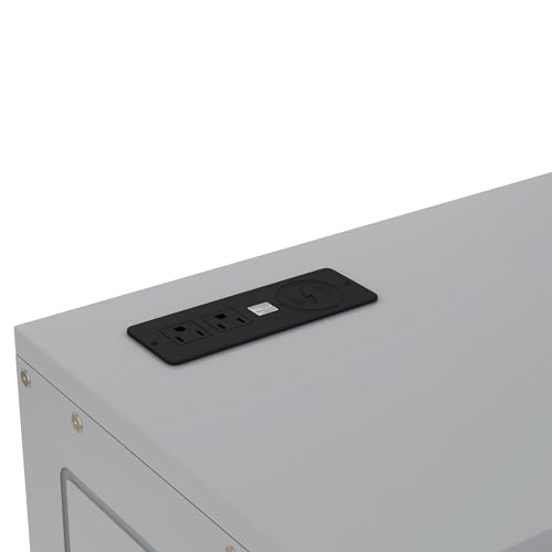 Queen Murphy Bed with Shelves, Modern Wall Bed Murphy Bed with Shelves, Cabinets, USB Ports, Wood Murphy Bed Cabinet Bed, Murphy Bed Chest Murphy Bed Frame for Guest Bedroom, Space-Saving, White
