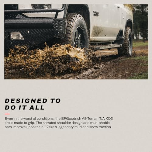 BFGoodrich All-Terrain T/A KO3 Car Tire for Light Trucks, SUVs, and Crossovers, LT275/65R18/E 123/120S
