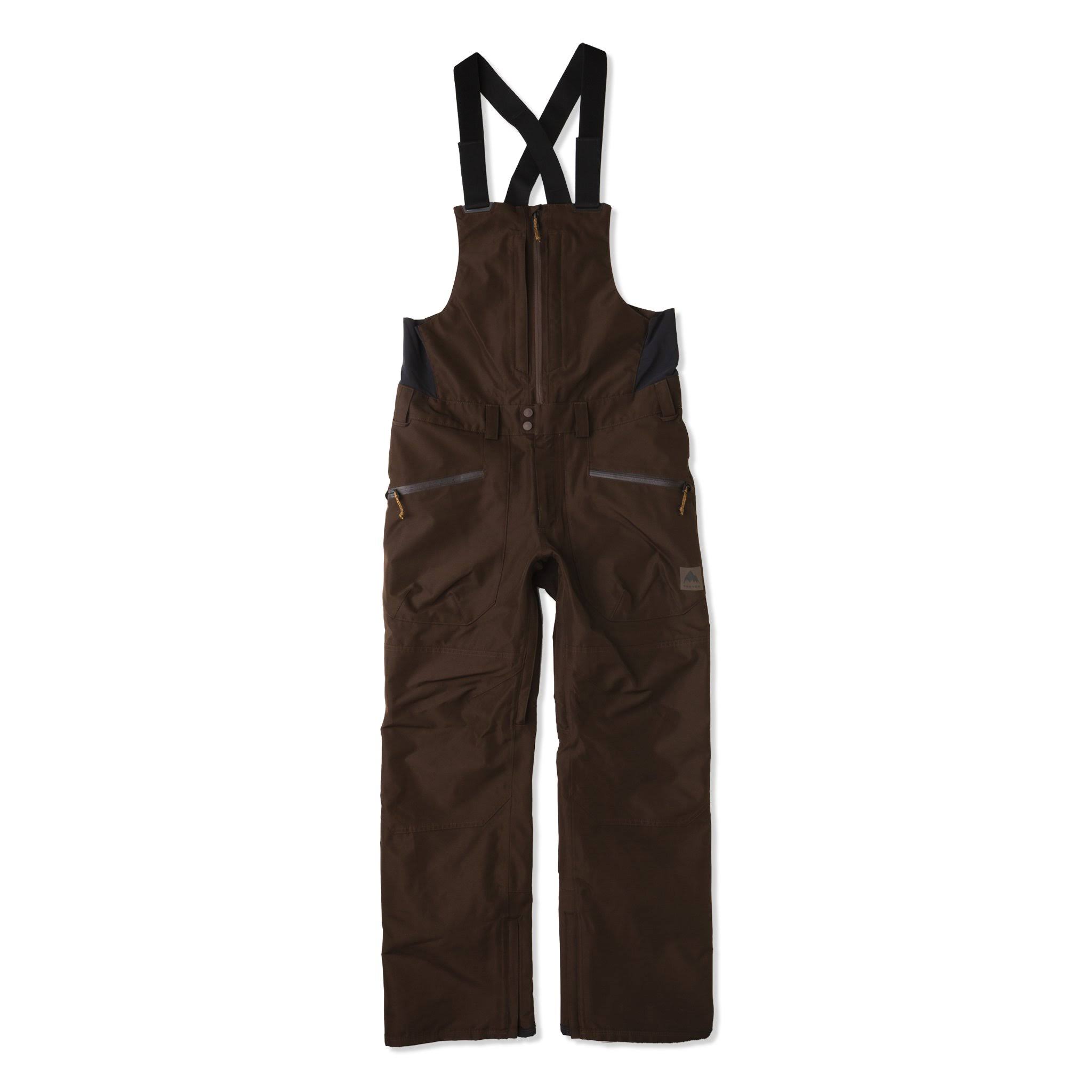 Burton Reserve GORE-TEX Bib Pant - Men&s Seal Brown, L