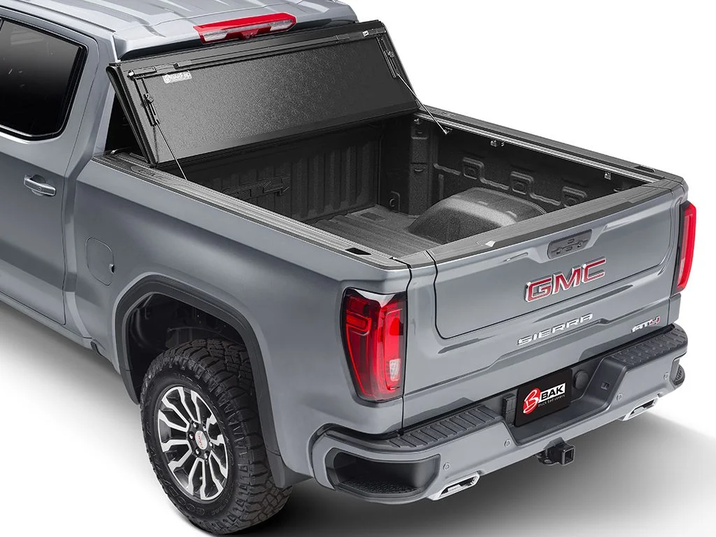 BAK by RealTruck BAKFlip G2 Hard Folding Truck Bed Tonneau Cover | 226132 | Compatible with 2019 - 2023 Chevy/GMC Silverado/Sierra, works w/ MultiPro/Flex tailgate 8' 2" Bed (98.2")