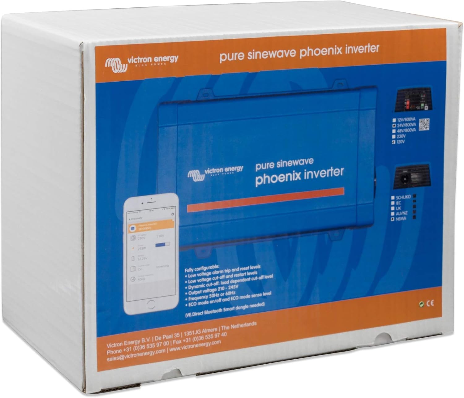 Victron Energy Phoenix 1200VA 12-Volt 120V AC Pure Sine Wave Inverter