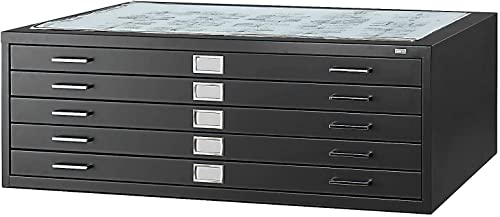 Safco Products 4997WHR Flat File Closed Base for 5-Drawer 4996WHR Flat File, Sold Separately, White