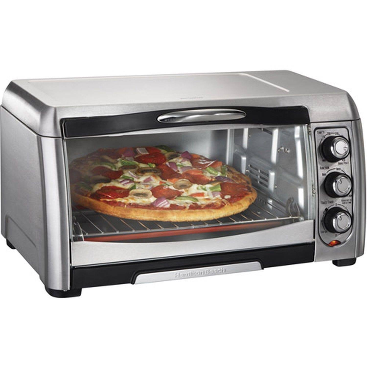 Hamilton Beach 6-Slice Convection Toaster Oven Stainless Steel