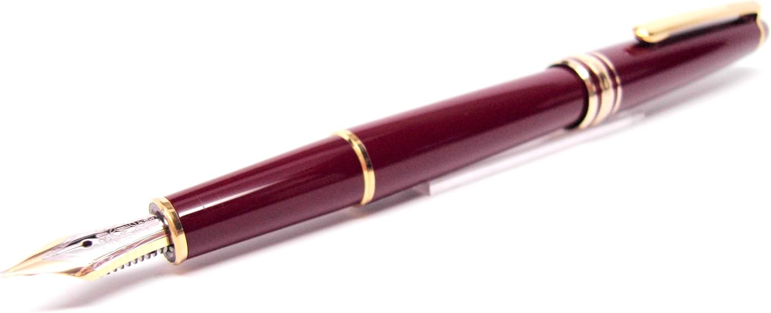 Montblanc Meisterstuck Bordeaux Resin Classique Medium Point Fountain Pen - MB144R