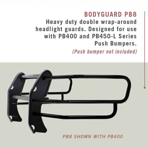 Setina LED Push Bumper PB-450-L Grill Guard for Police Cars SUVs Trucks u0026 Vans