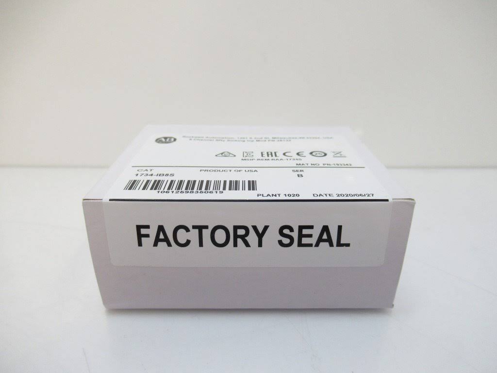1734-Ib8S Allen-Bradley Safety Sinking Input Module 8 Chnl(New in Box)