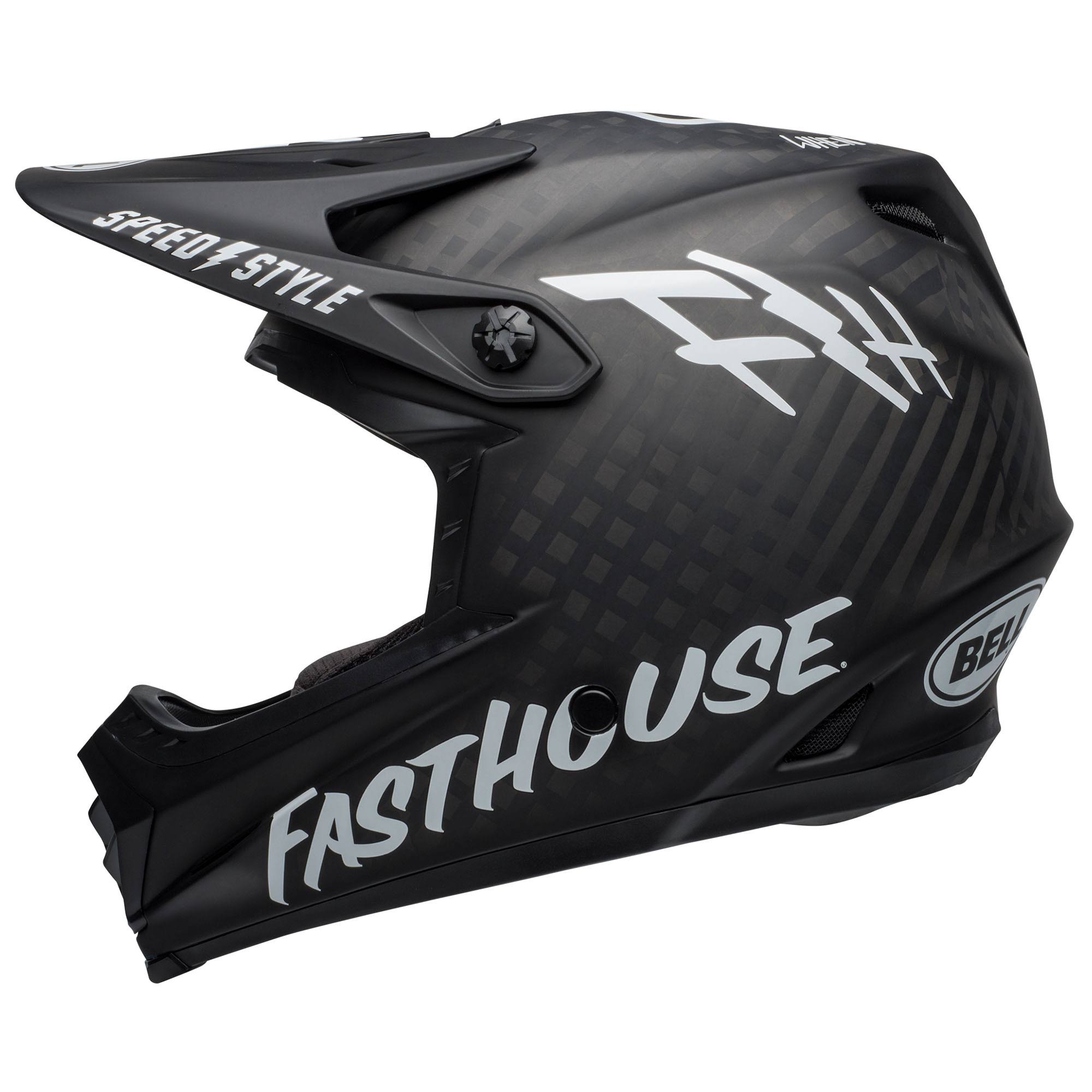 Bell Full-9 Helmet Fasthouse Matte Black/White, L