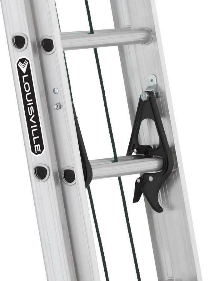Louisville 16-Foot Aluminum Step Ladder 225-pound Capacity Type II