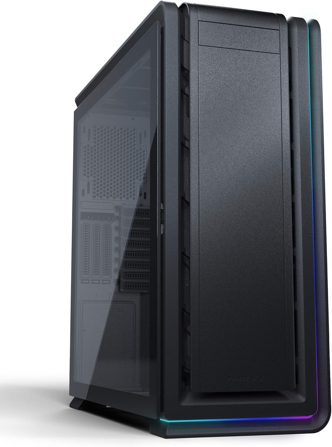 Phanteks Enthoo 719 (PH-ES719LTG_DBK01) High Performance Full Tower Case – Tempered Glass, Aluminum panels, dual system/psu support, massive storage, Fan Hub, Digital-RGB lighting, Black