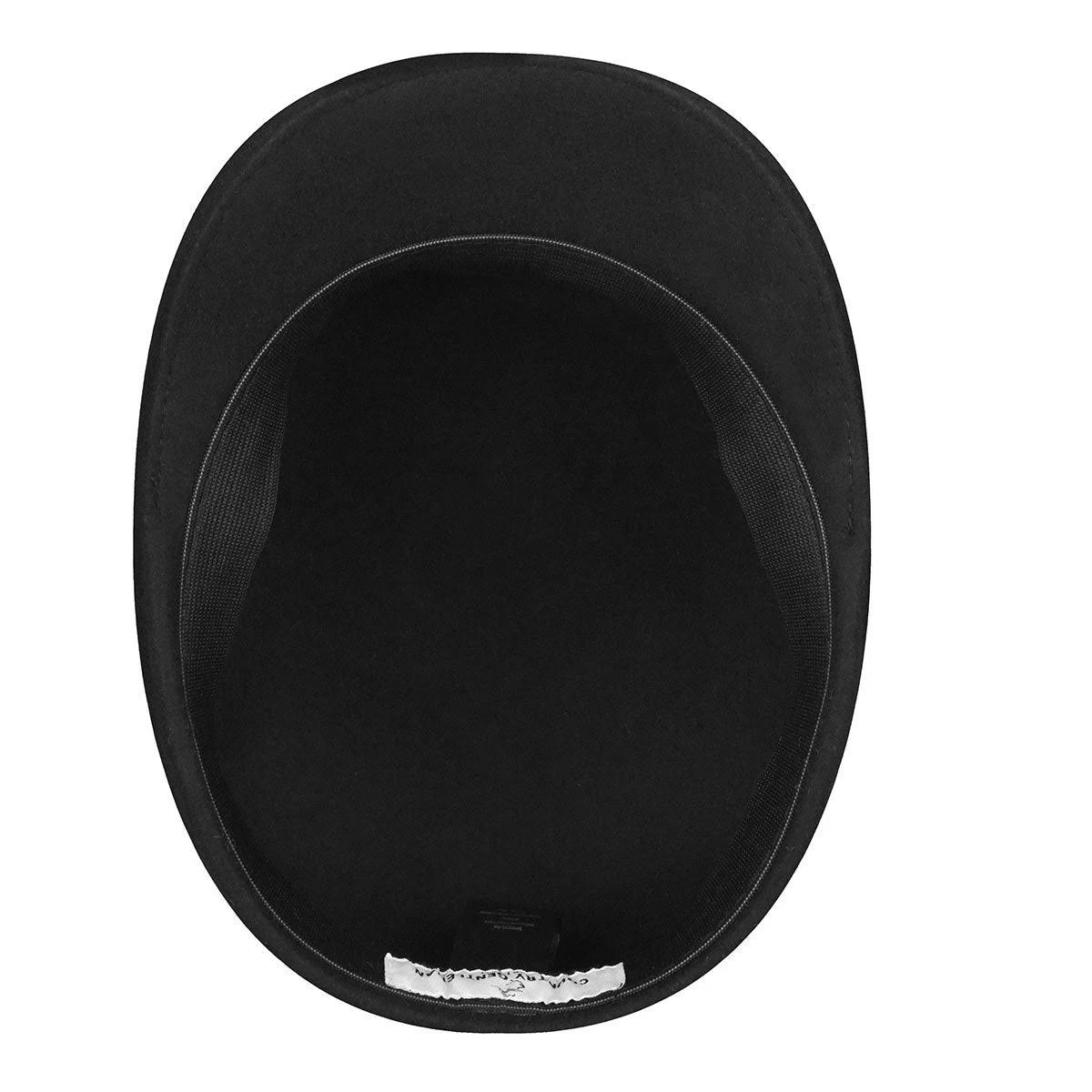 Country Gentleman Cuffley Cap, Size: XL, Black