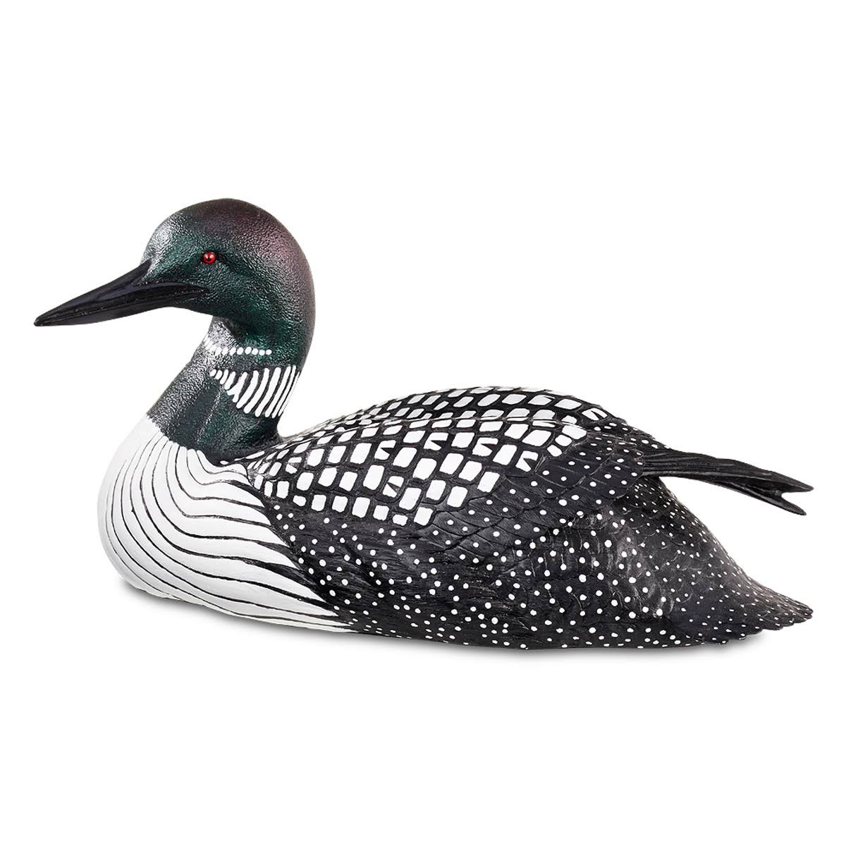 Large Lifelike Loon Decoy - Black Forest Decor