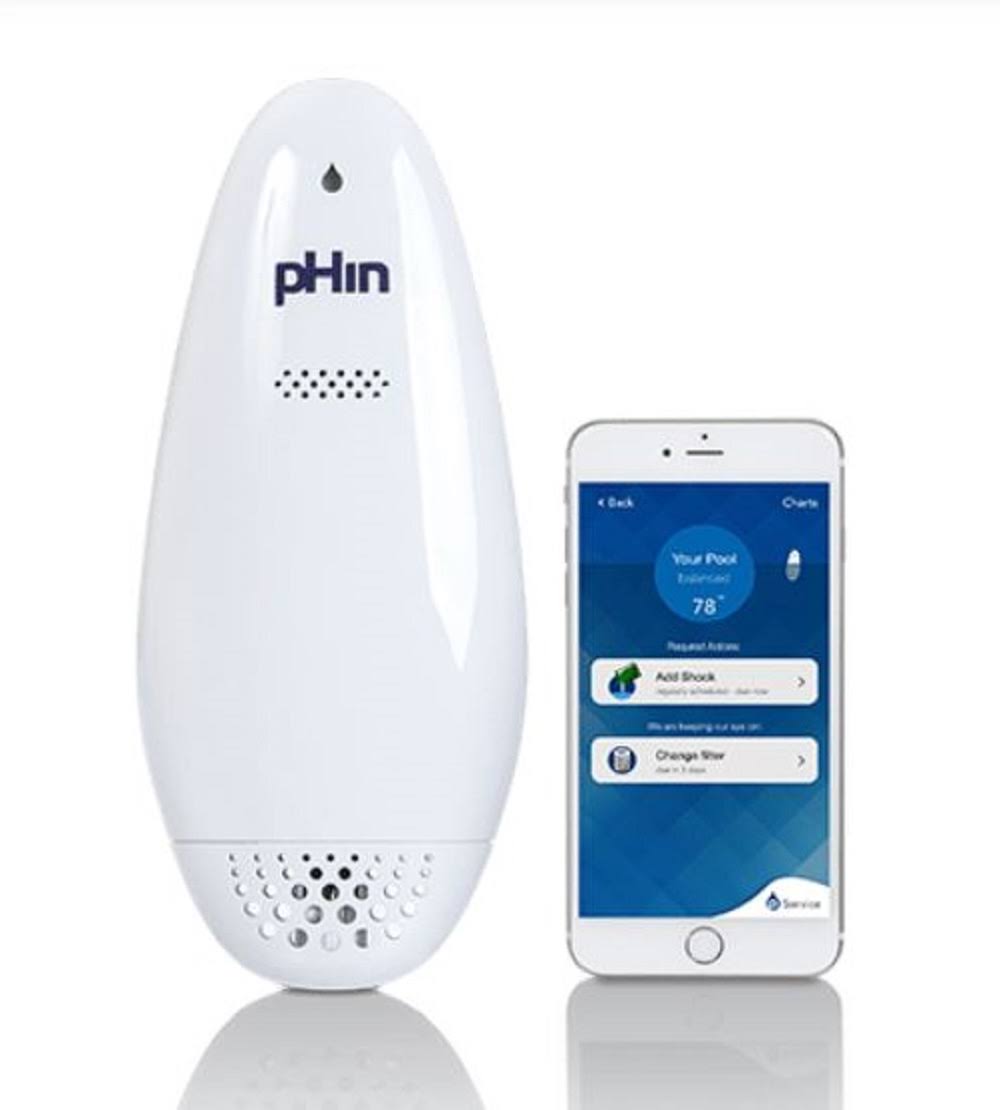 Phin Smart Water Care Monitor for Pools, Hot Tubs, Spas 24/7 Continuous Water Testing
