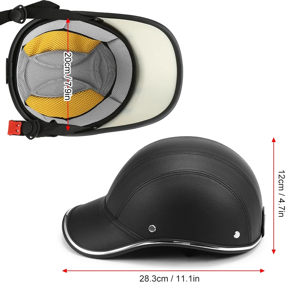 Outdoor Sports Cycling Safety Helmet Baseball Hat for Motorcycle Bike Scooter