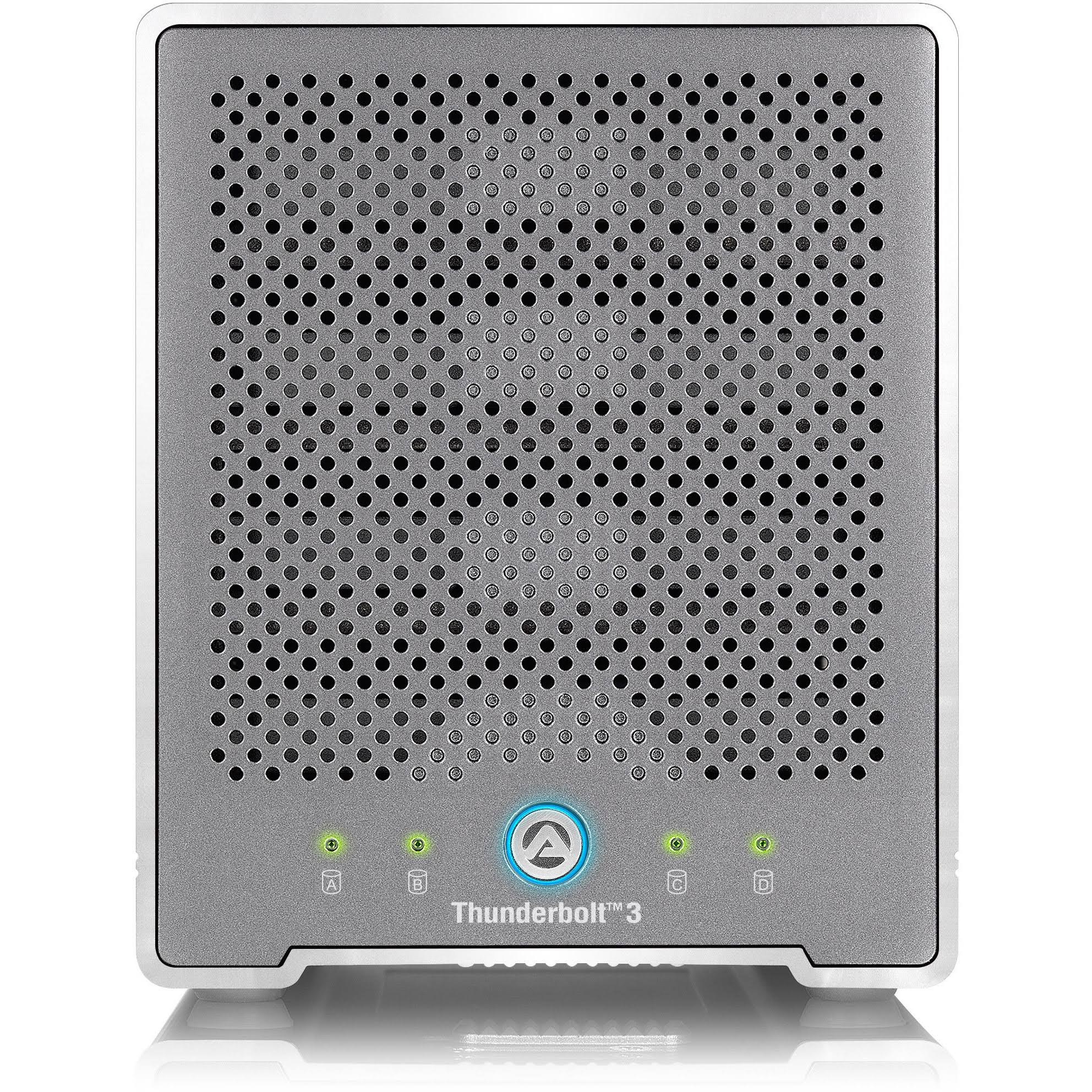 Akitio Thunder3 Quad Mini 4-Bay Raid Array, Charcoal Gray