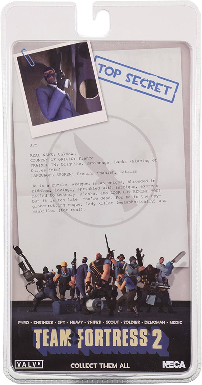 Team Fortress 2 - 7x22 Scale Action Figure - Series 3.5 Blu Spy