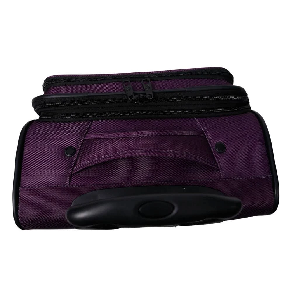 Skyline 21x22 Carry on Spinner Suitcase - Purple