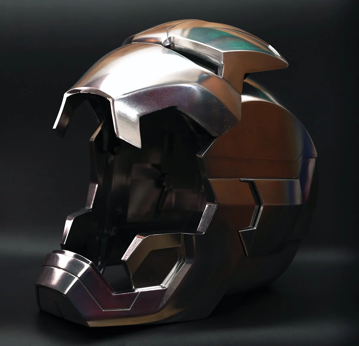 Iron Man Helmet Metal Electronic MK42 Wearable Helmet 1:1 Open/Close Iron Man Mask with Eyes LED Light Up