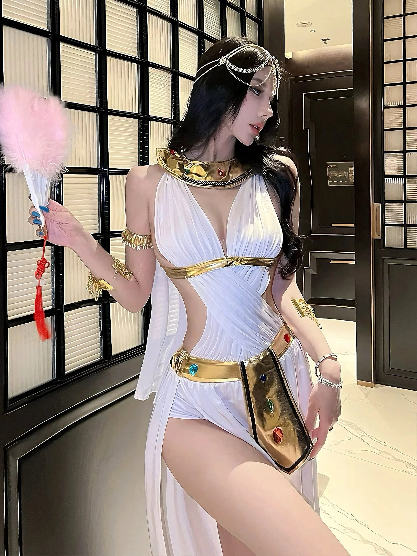 'Egyptian Princess' Halloween Cosplay Jasmine Dress