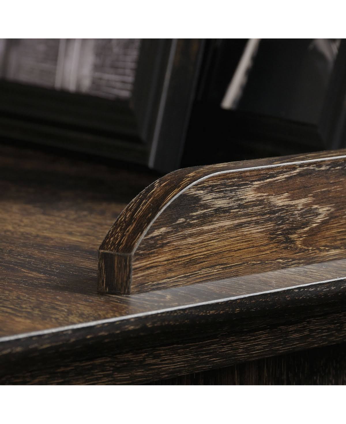 Sauder Barrister Lane L Shaped Computer Desk, Iron Oak
