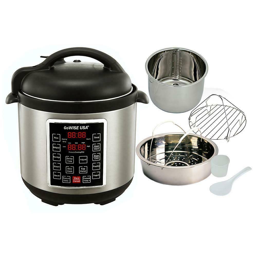 GoWISE USA 6 qt. 10-in-1 Electric Pressure Cooker