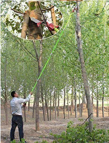 26 Foot Length Tree Pole Pruner Tree Saw Garden Tools Loppers Hand Pole
