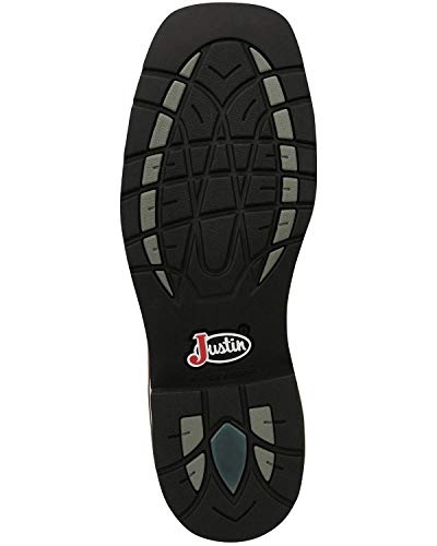 JUSTIN ORIGINAL WORKBOOTS SE682 8" Work Boot,7,D,Brown,Steel,PR