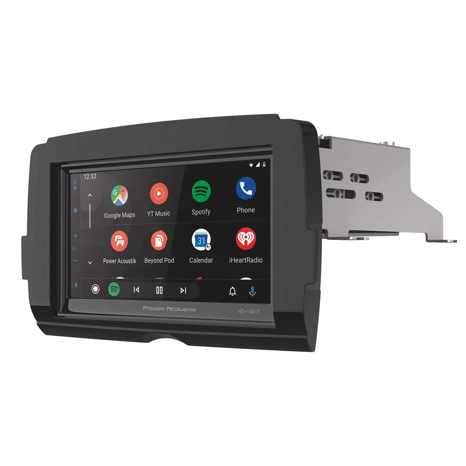 Power Acoustik HD-14KIT 7 CarPlay/Android Auto Head Unit for Harley-Davidson 2014+ Touring Motorcycle (New)