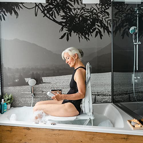 Drive Medical 477150312 Whisper Bath Lift Chair, Blue